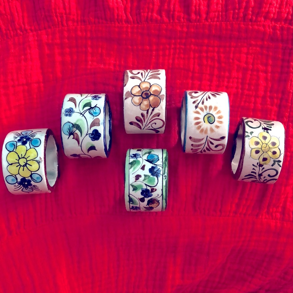 Tonala Napkin Rings from Mexico